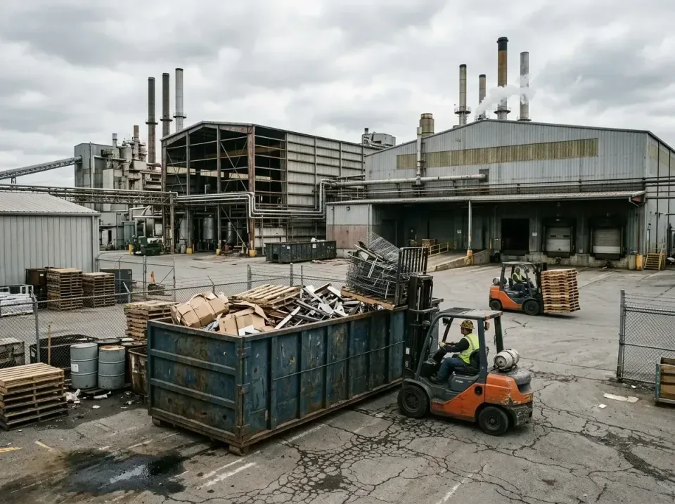 industrial-factory-scrap-conta-003 — frequently asked questions, Cheap Roll-off Dumpster Rentals in Highland Village, TX